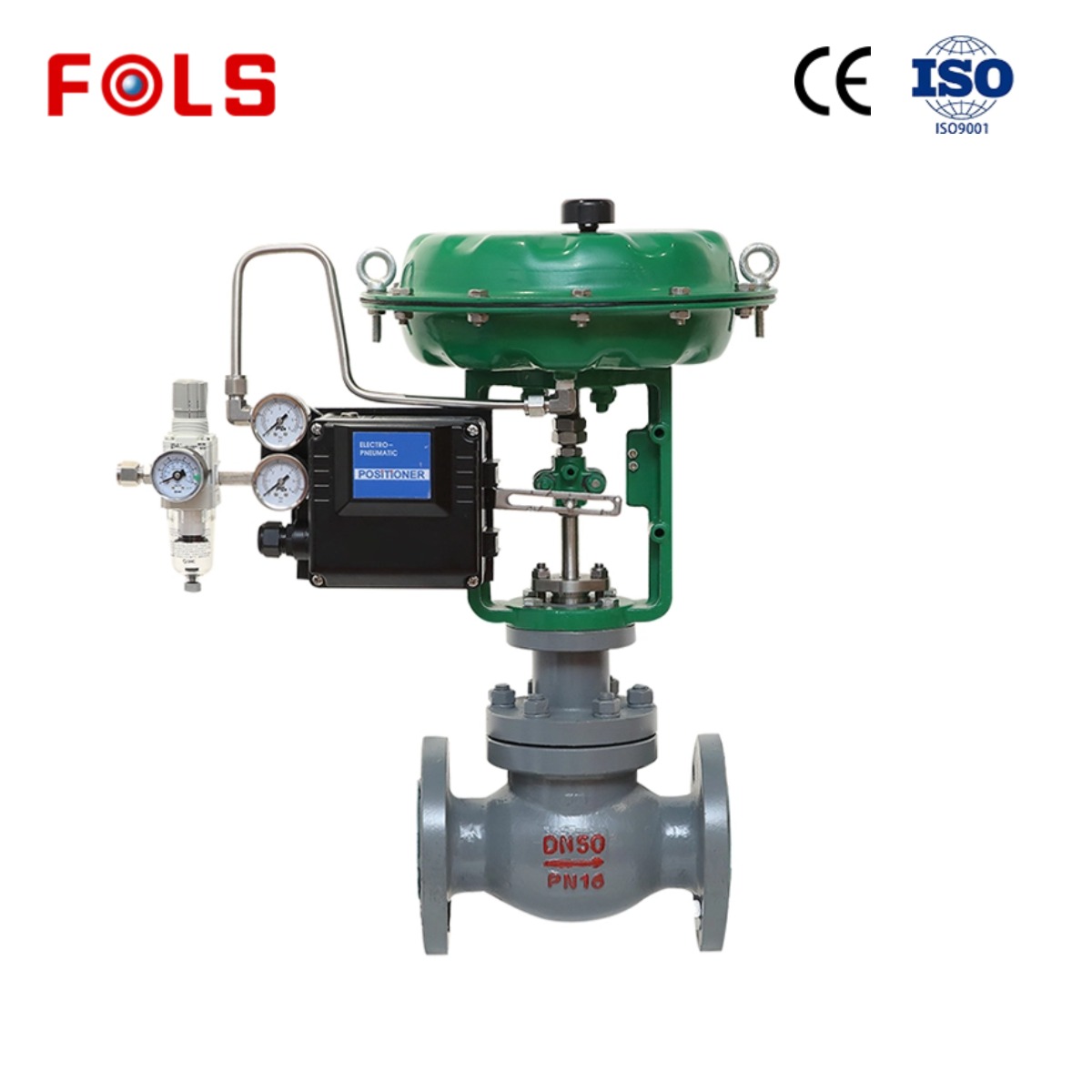 Pneumatic control globe valve