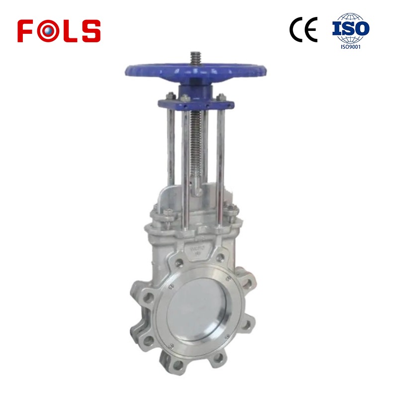Manual four column knife gate valve