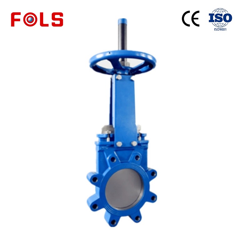 Manual torx open stem knife gate valve