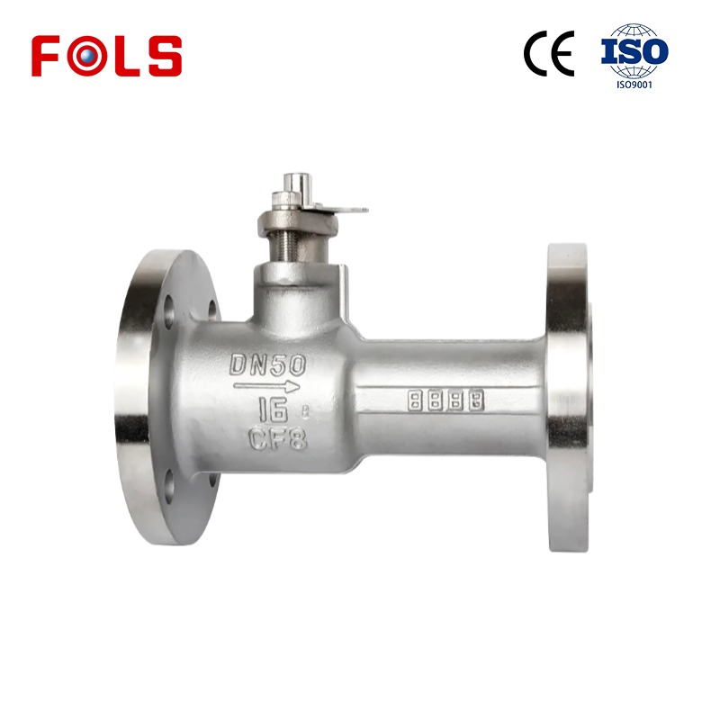 Stainless steel 304/316 flange high-temperature ball valve