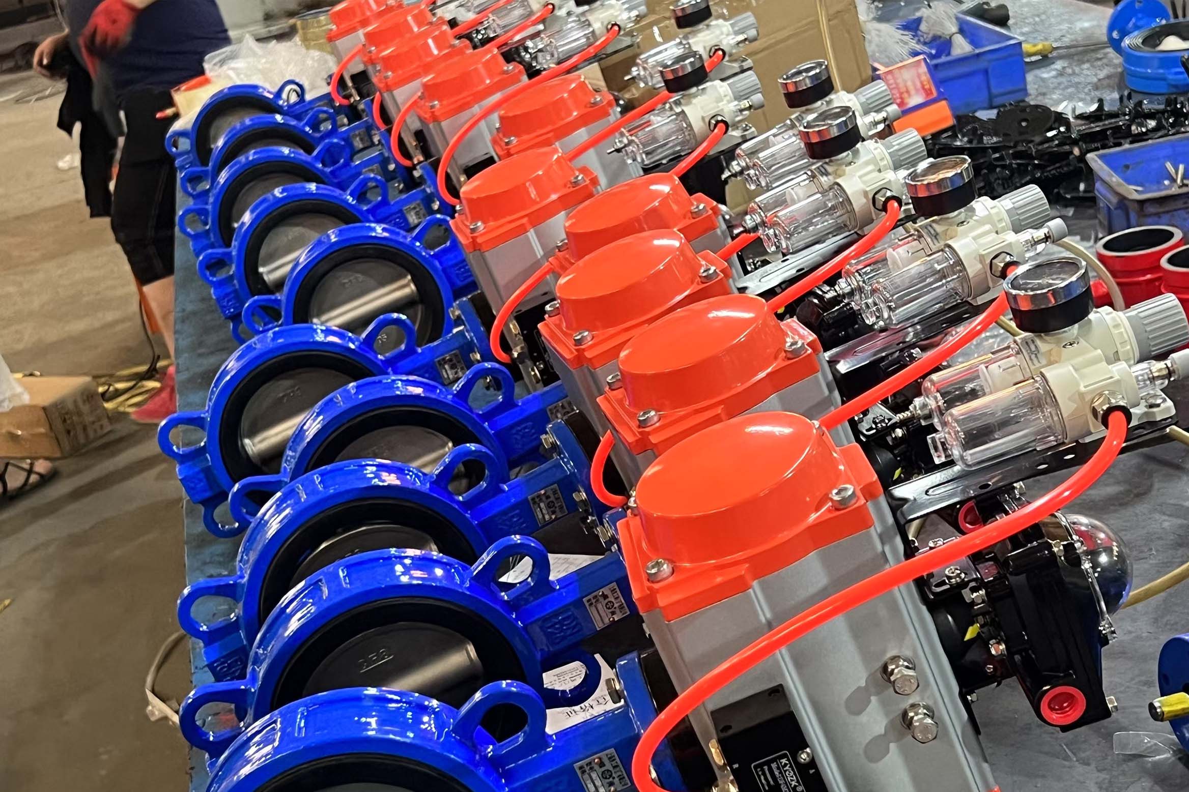 Which pneumatic valves suit chemical industry automation?