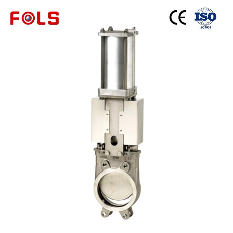 FOLS Pneumatic  lug Knife Gate Valve