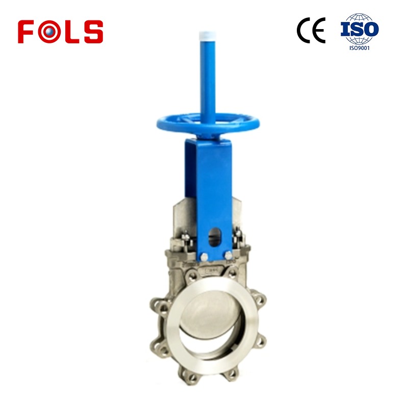 Manual torx open stem knife gate valve
