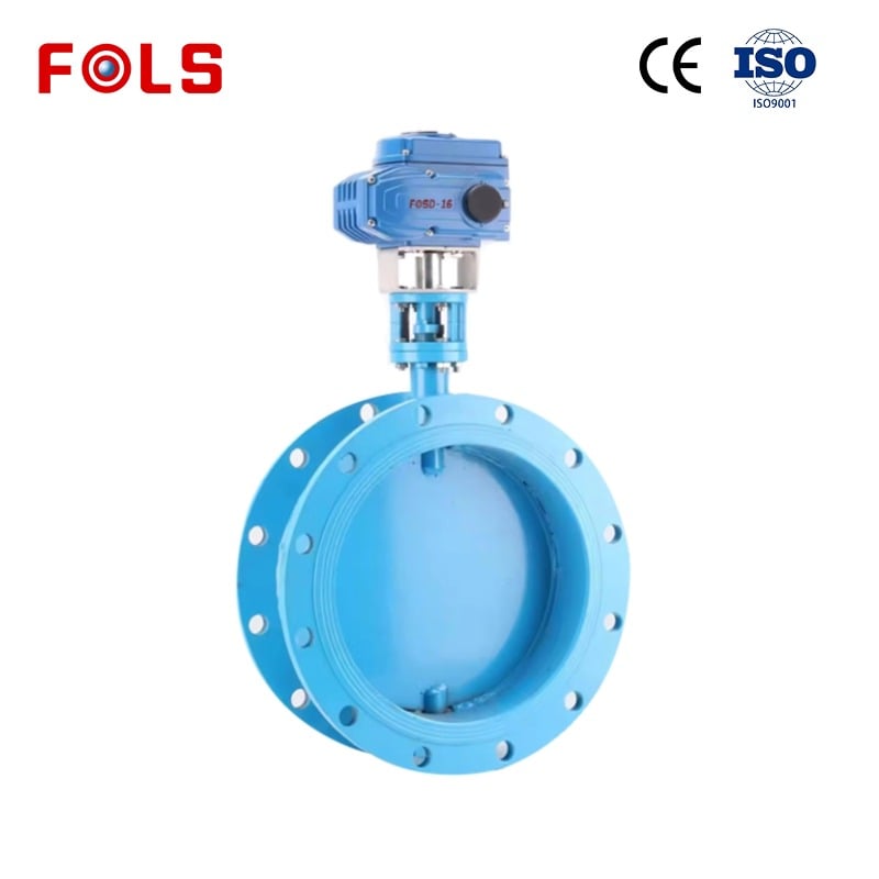 FOLS Electric ventilation butterfly valve  