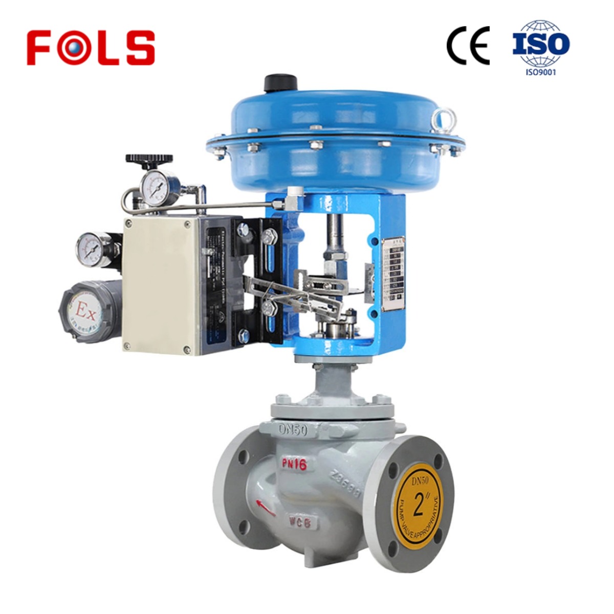 Pneumatic control globe valve