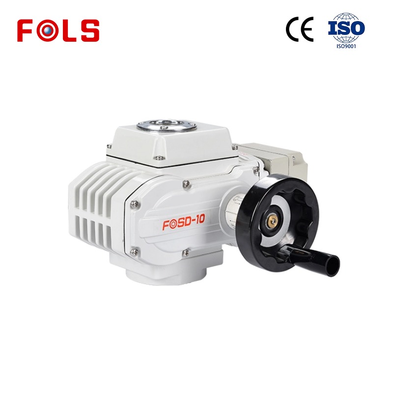 Electric Actuators for Flow Control by FOLS Valve