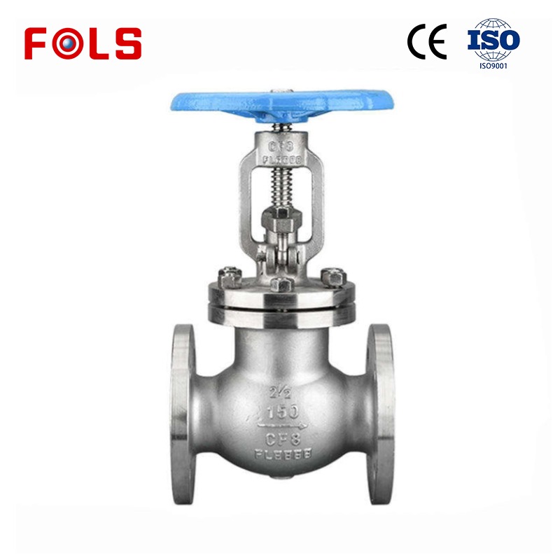 JIS DIN ANSI Stainless Steel SS304 SS316 Manual Industrial Globe Valve 