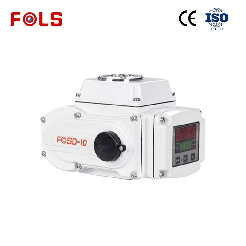 Intelligent external display electric actuator