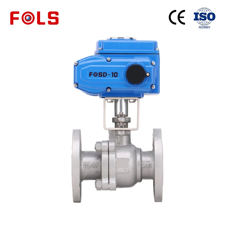 FOLS Electric Actuated Flange Ball Valve