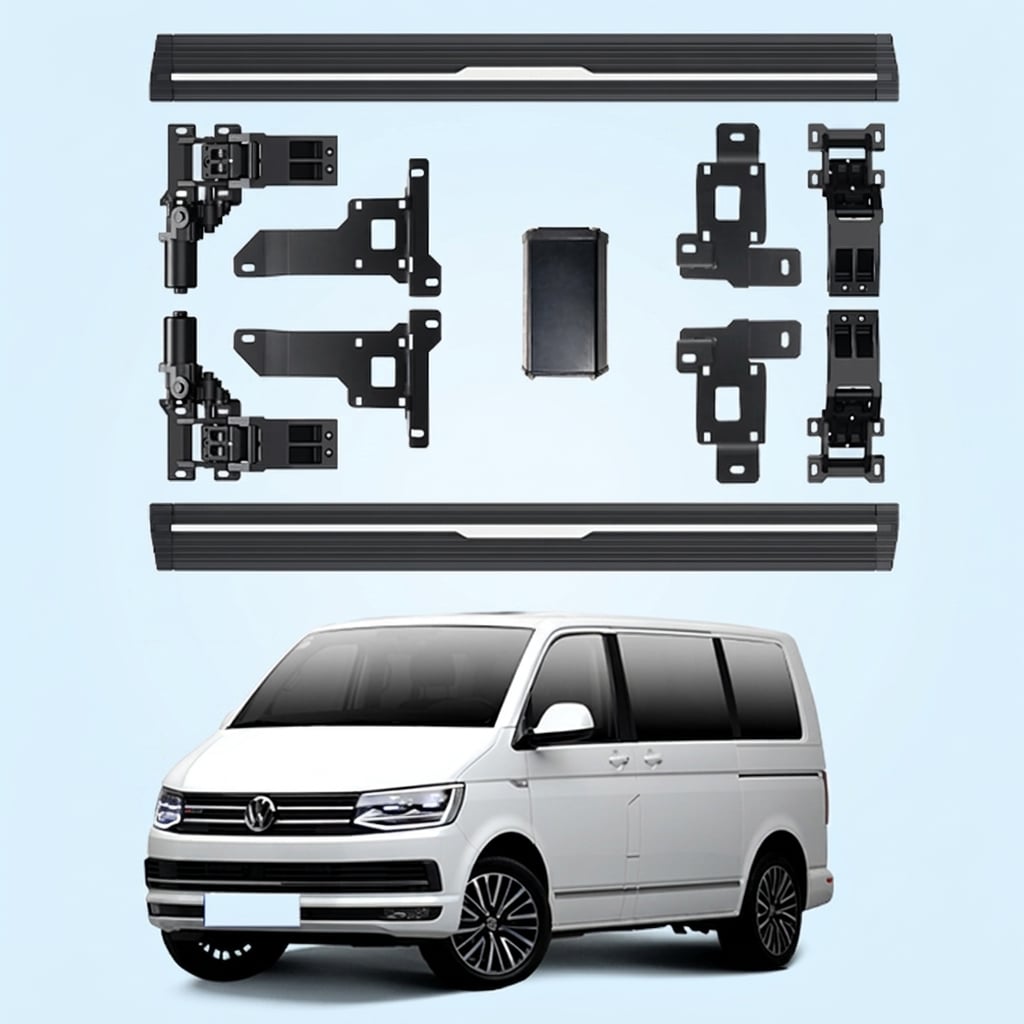 Auto Parts High Performance Aluminum Alloy Run Board Electric Side Step for VW Multivan T6 Power Running Boards T5