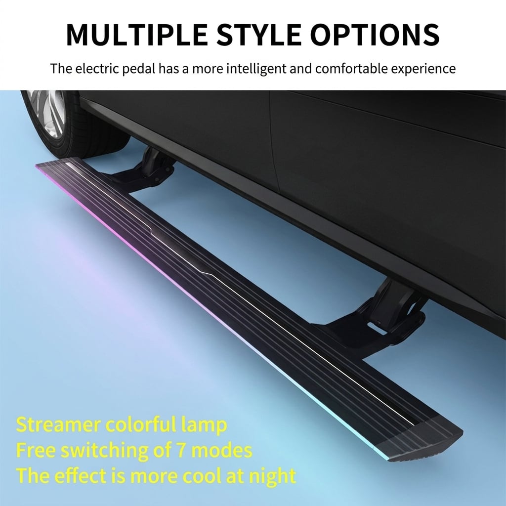 Pickup Truck4x4 Exterior Accessories RUNNING BOARD Electric Doorsill Steps for ISUZU MU-X Power Step Aluminium Side