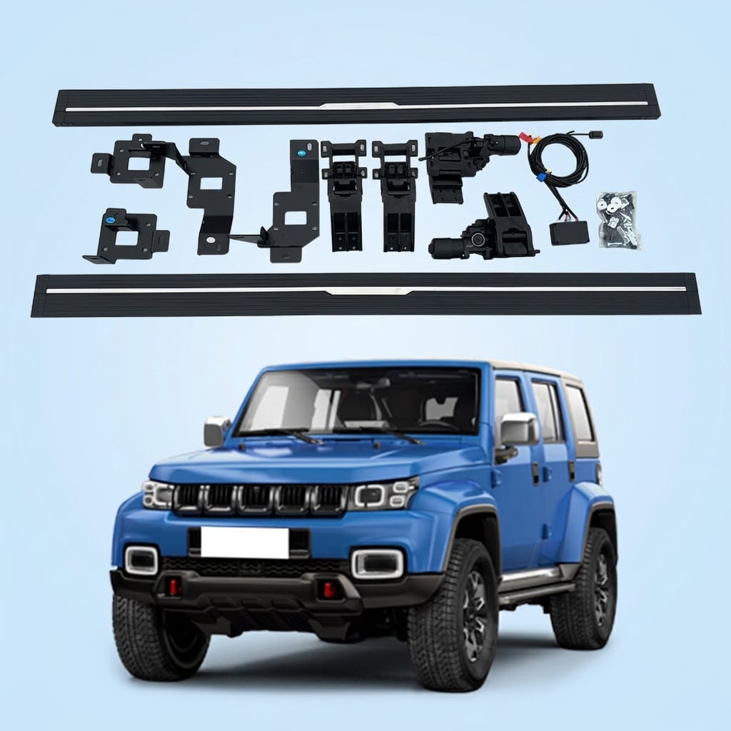 Aluminum Alloy Auto Running Board Automatic Power Step for BAIC MOTOR BJ40 Foot Pedal 2 Door 4 Door Electric Side Step