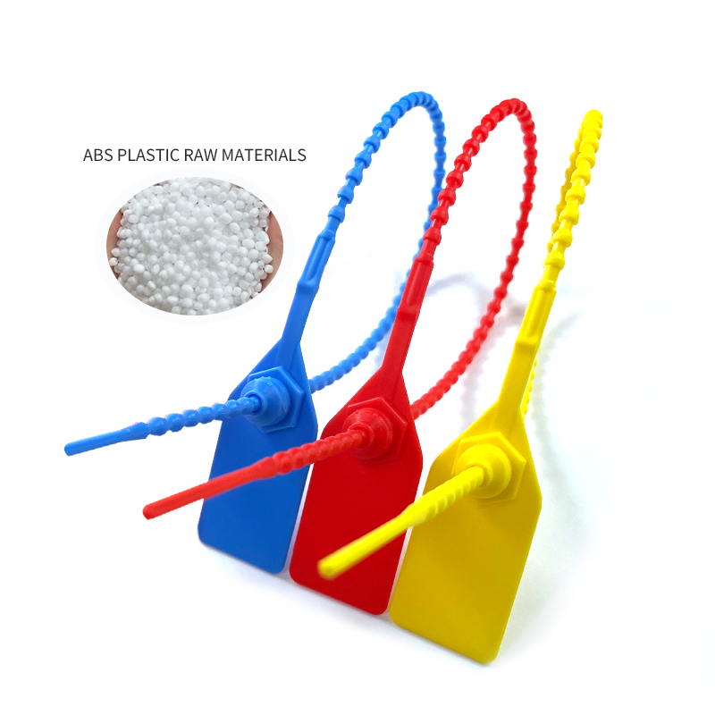 Factory Customized Design Plastic Tag 390mm Disposable Tamper Evident Pull Tight Fire Extinguisher Plastic Seal