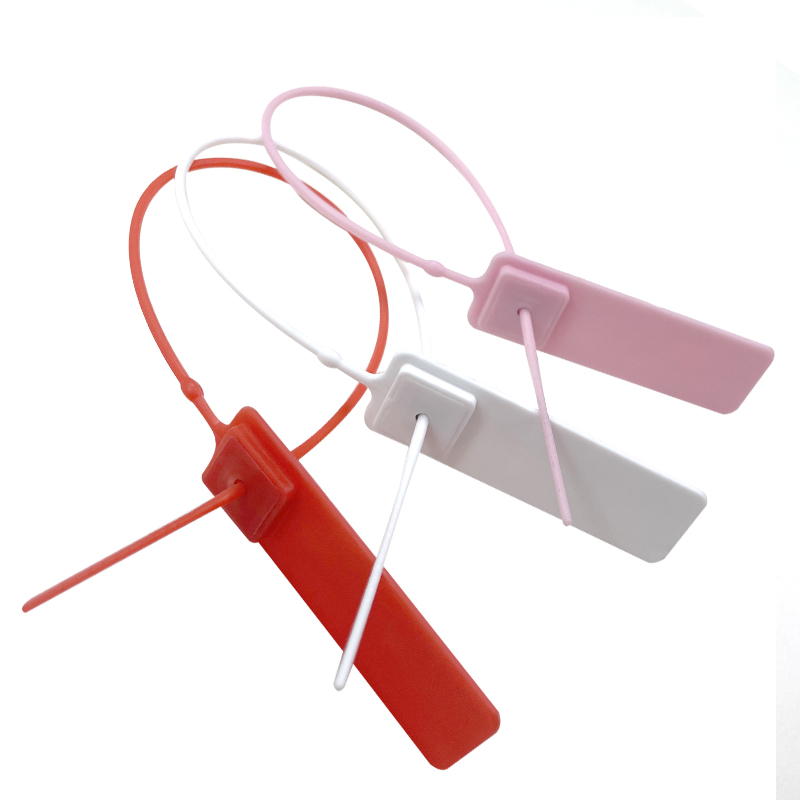 high security 28cm plastic seals with label tag cable lock metal insert plastic security seal mold manufacture-5