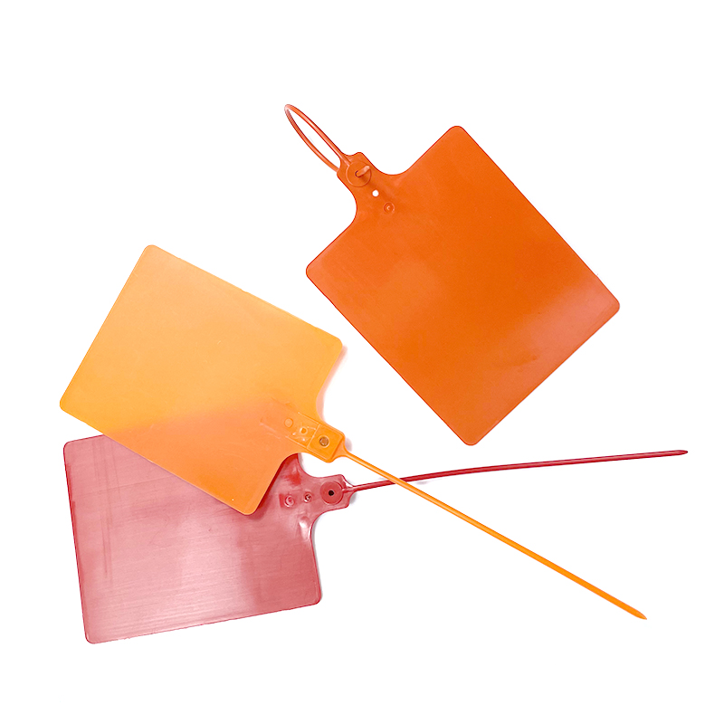 high security plastic seals numbered tamper tags handwriting waybill express parcel cable tie sealing tag-2