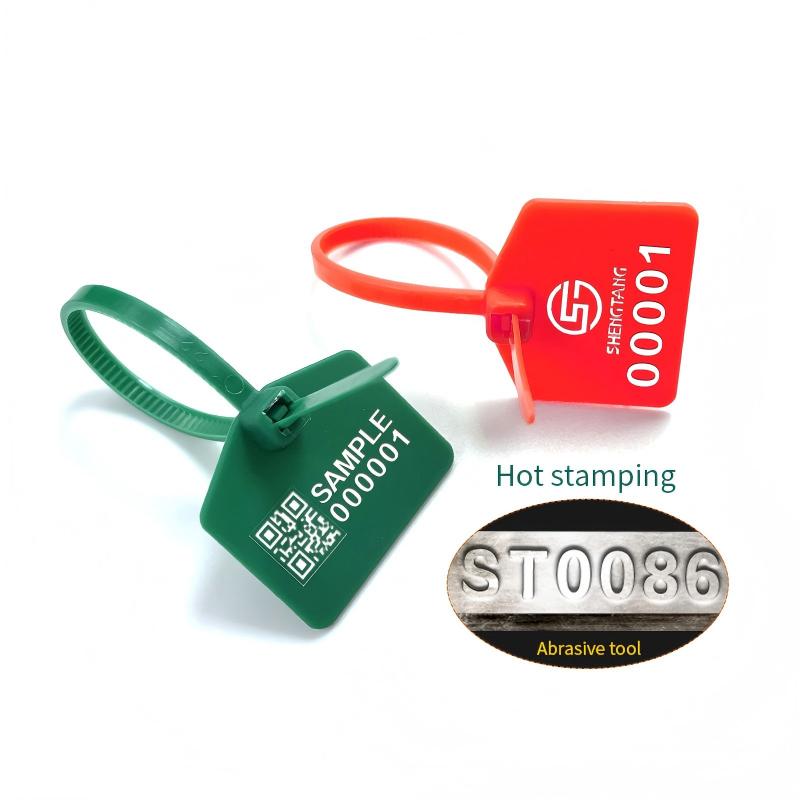 high quality self locking mini sizes tamper proof cable ties plastic wire tag with custom logo one time plastic seal-4