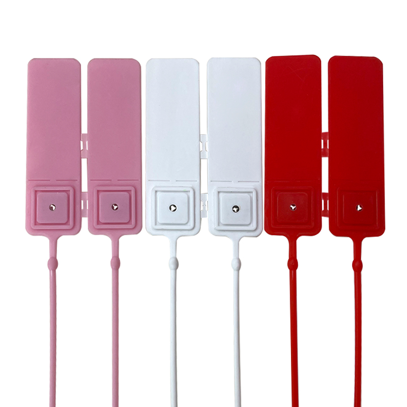 high security 28cm plastic seals with label tag cable lock metal insert plastic security seal mold manufacture-4
