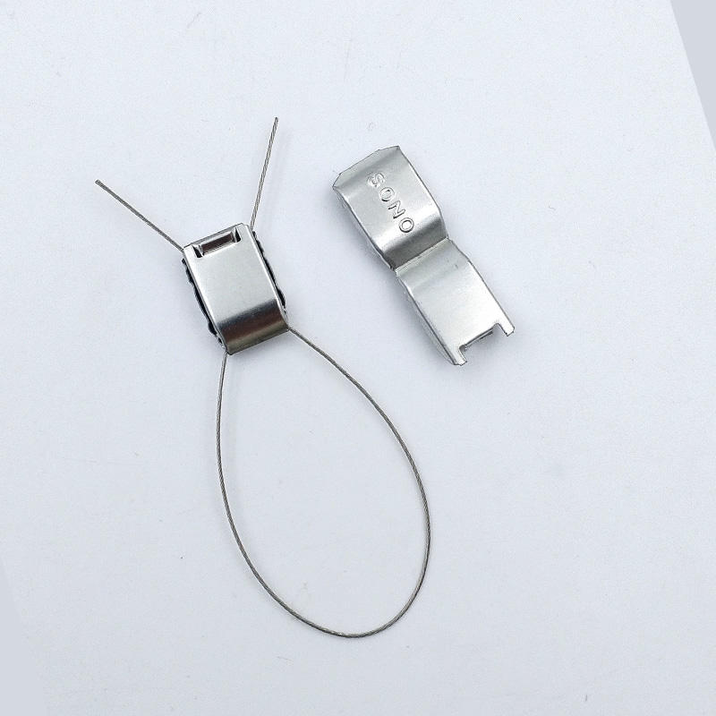 Tamper Evident Gas Water & Electric Meter Seal  with customized logo serial numbers