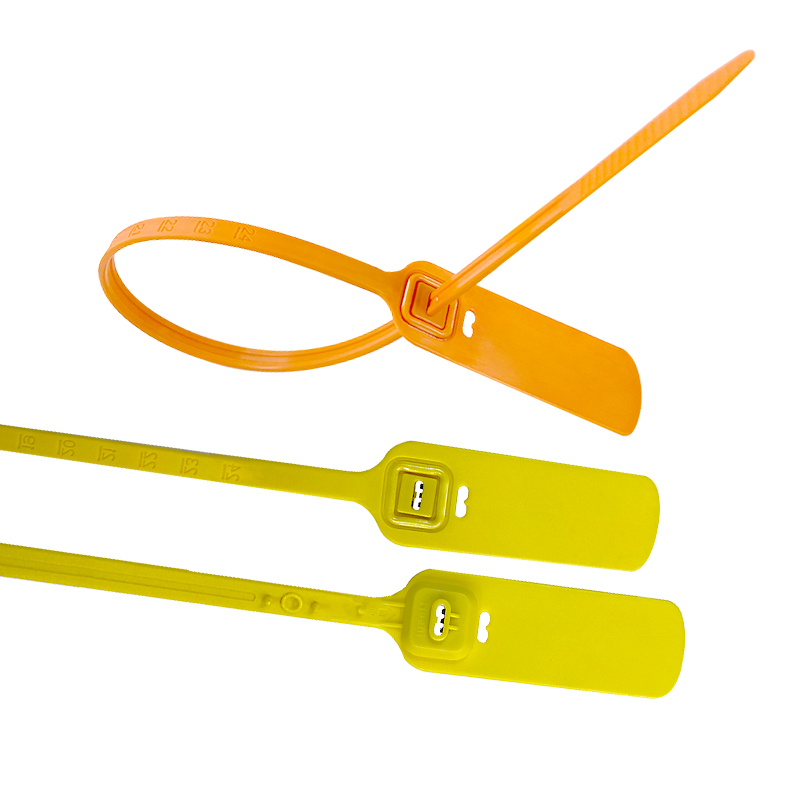 plastic seal tag 300mm adjustable pull tight security plastic seal-5