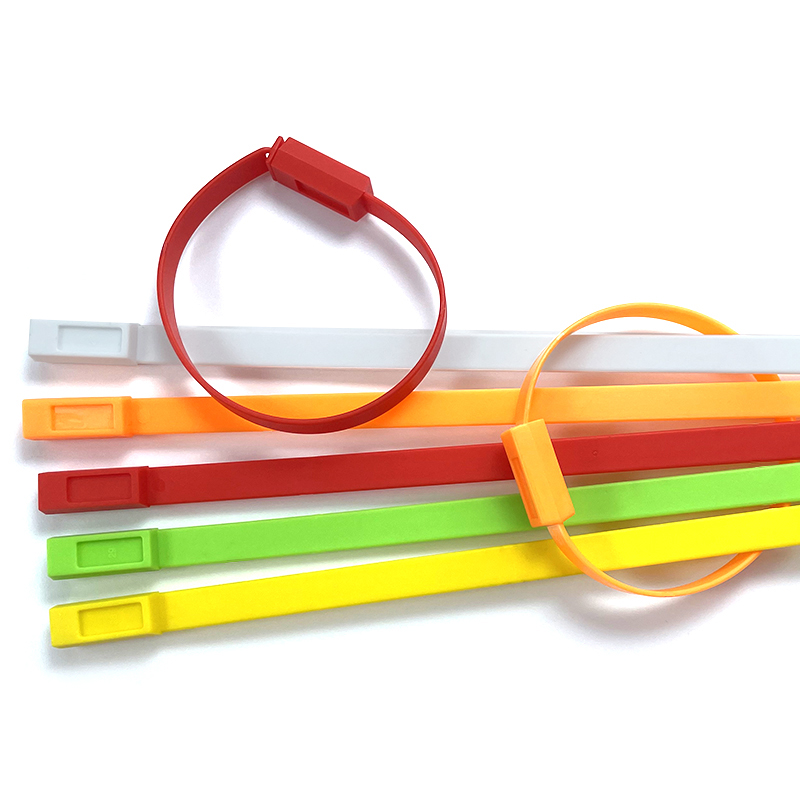 free sample luggage tags fixed length sealing mechanism plastic security seal for shipping truck door lock-3