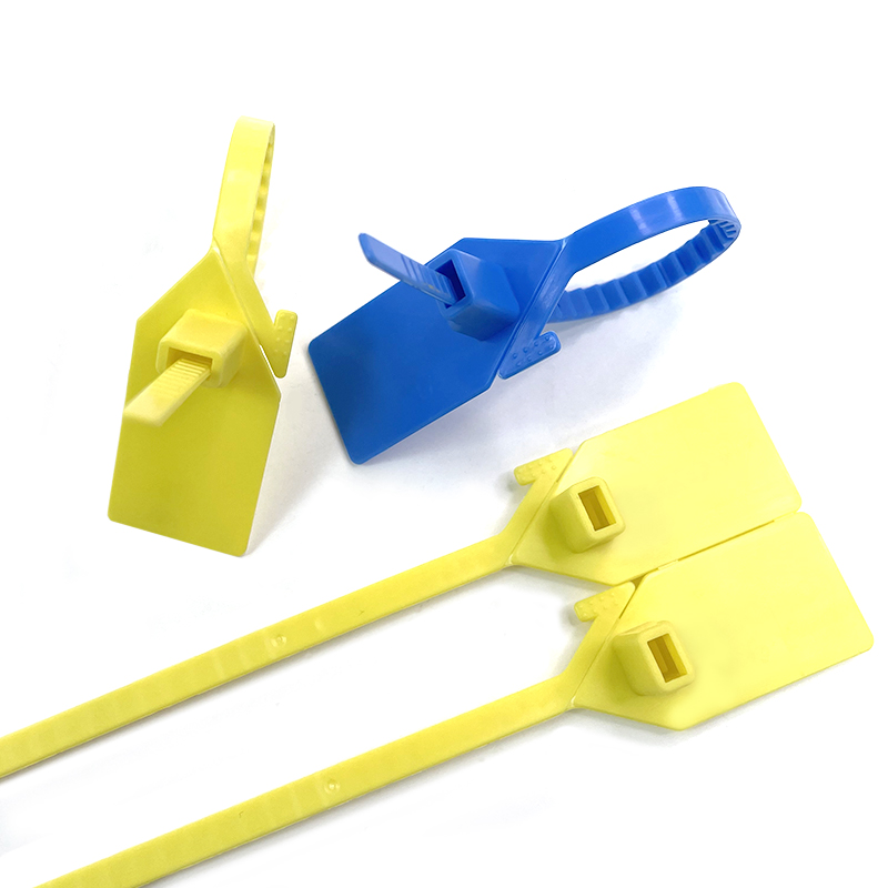 plastic seal for garment pull tight locking security plastic seal for fire extinguisher123-3