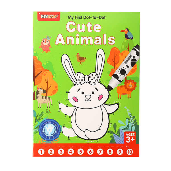 Dot To Dot Coloring Book