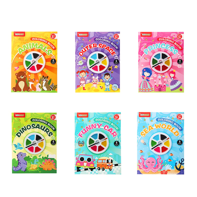 product keybaby new scratch art paper coloring book set rainbow magic drawing kit art supplies for kids children gifts-4