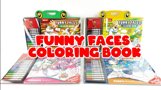 Funny Face Changing Coloring Book