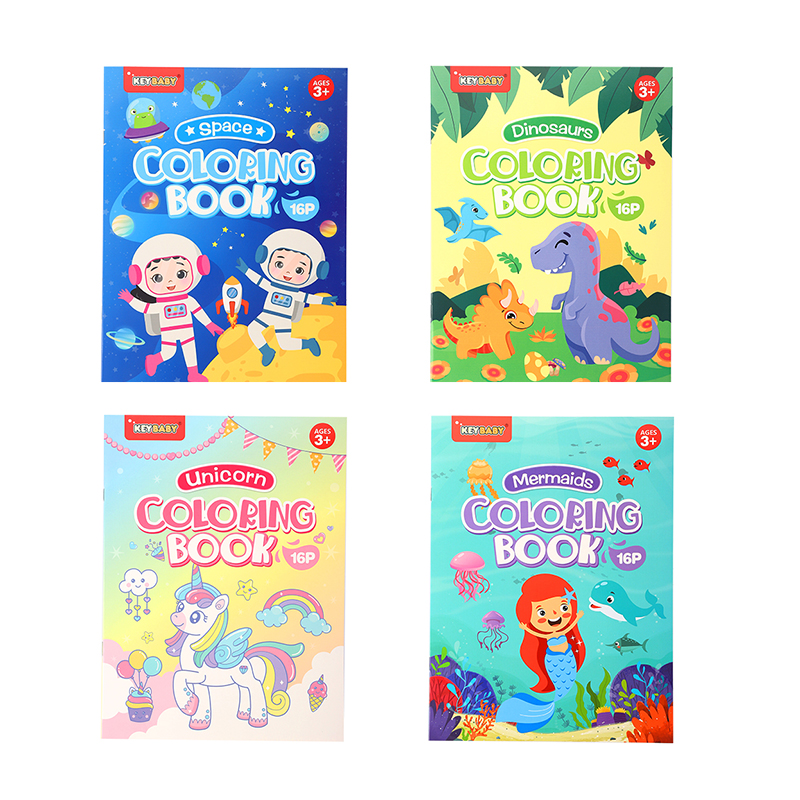 Keybaby Simple Coloring Book