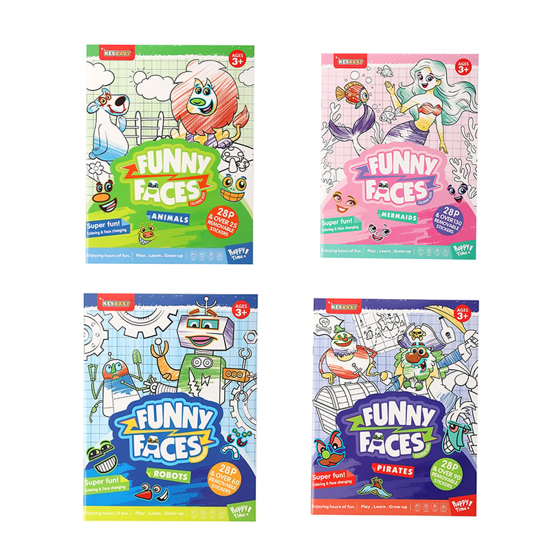 Sticker & Coloring Book