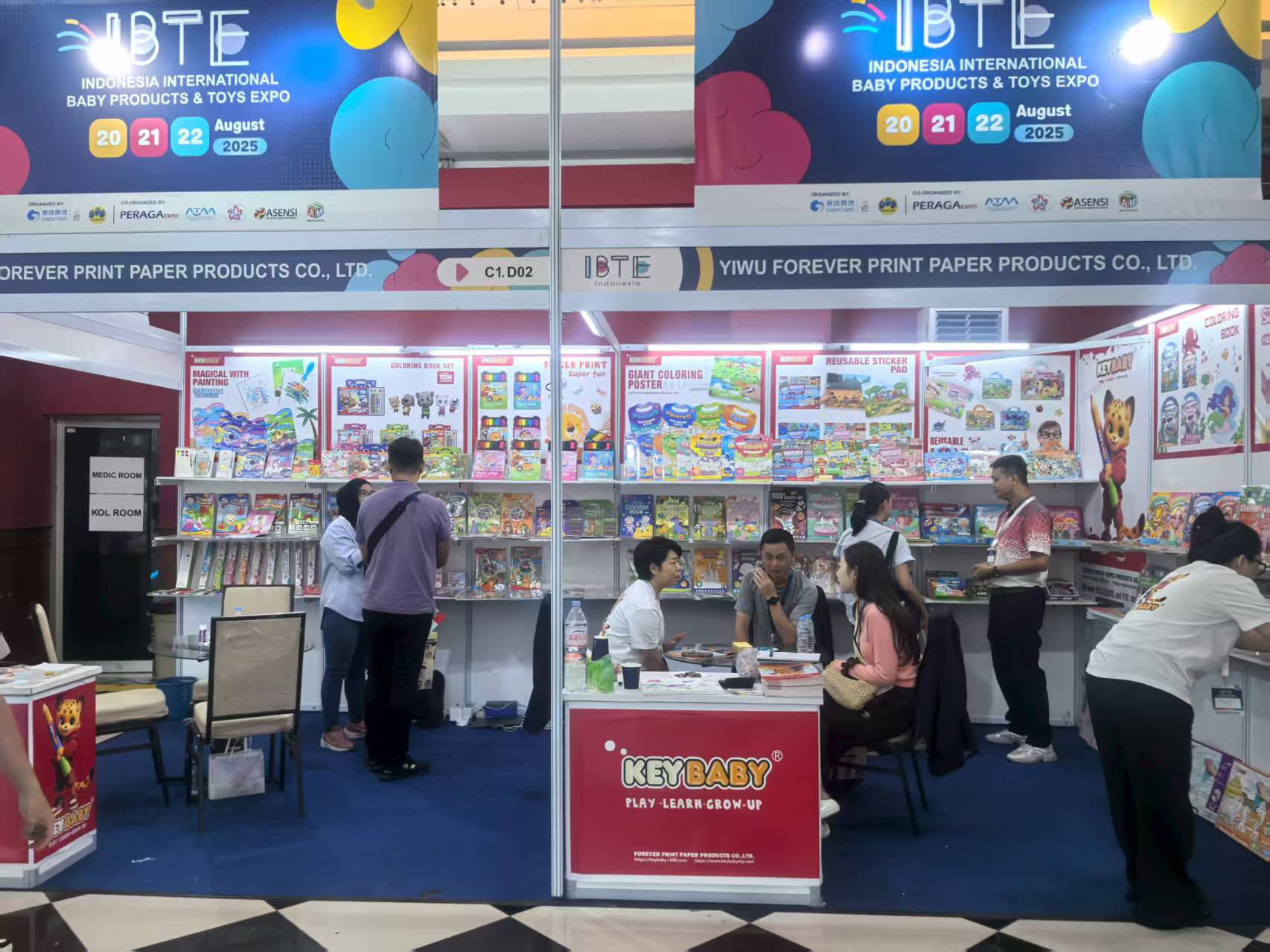 on august 22 2025 the ibte exhibition held by keybaby in indonesia successfully concluded -0