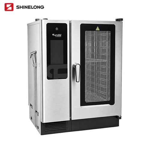 Furnotel Pro elektrikli kombi pech, 10× 1/1 GN, tekkis ekranli, 380~400 V