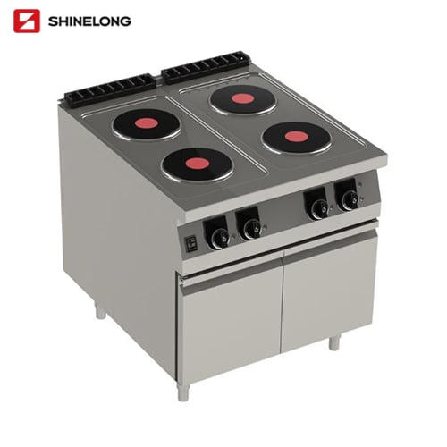 Furnotel 750 Luxe Series Electric Hot Plate Cooker with Cabinet