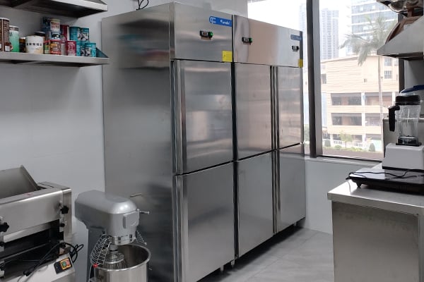 Furnotel reach in chiller in a small bakery