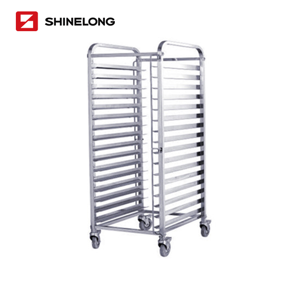 Stainless Steel GN Pan Rack Trolley