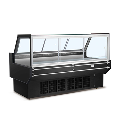 Right Angle Cooked Food display cases