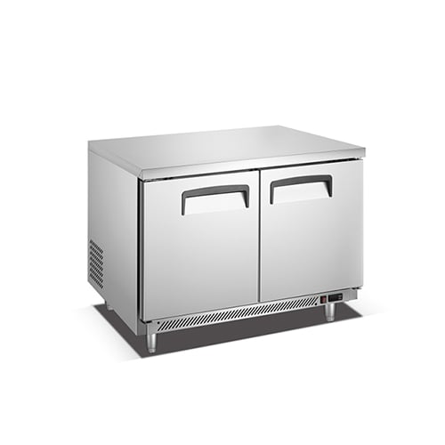 سری ماکس، فریزر زیرش counter دو دربه با سیستم خنک‌کنندگی فن‌دار (ETL)