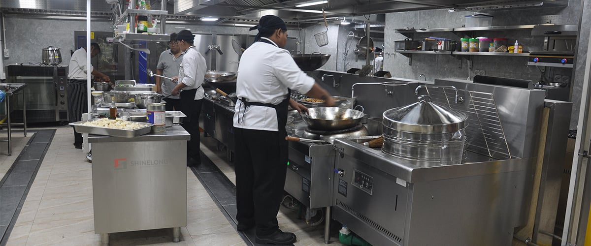 institutional kitchen project by Shinelong kitchen