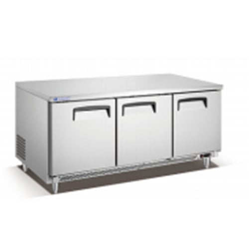سری ماکس، فریزر زیرش counter سه دربه با سیستم خنک‌کنندگی فن‌دار (ETL)
