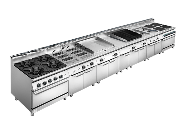 900 series cooking equipment setup