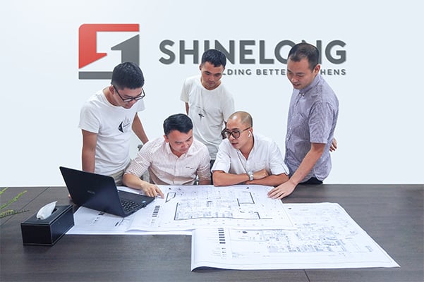 Commercial kitchen CAD floorplan design in SHINELONG