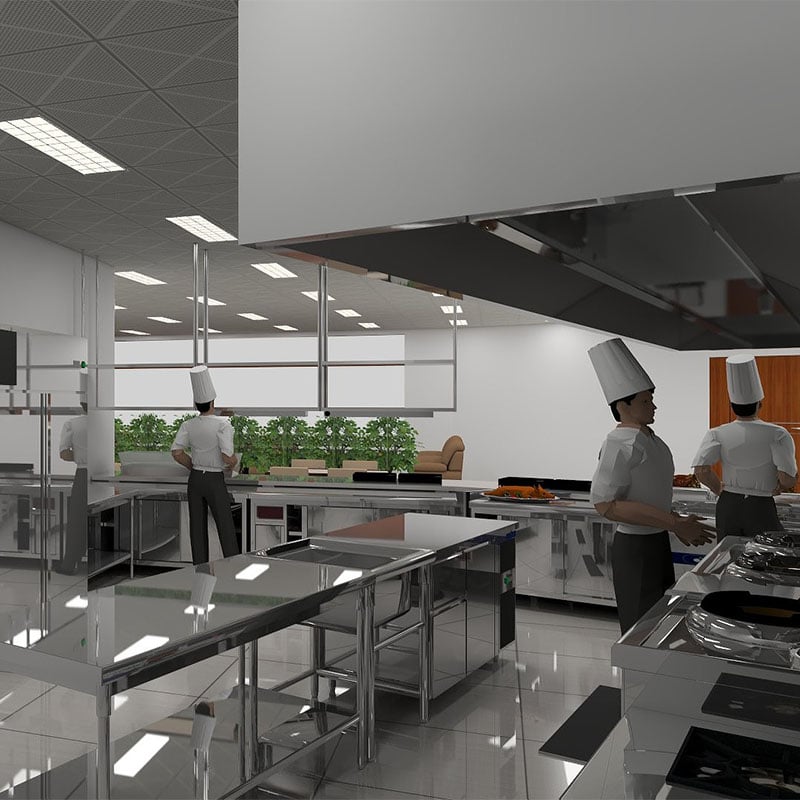 Staff Traffic and Kitchen Workflow