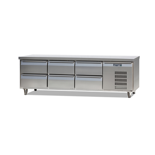 Furnotel FED17970CS060 hladilna kuhinjska enota iz nerjavnega jekla z 6 predali (256 L)