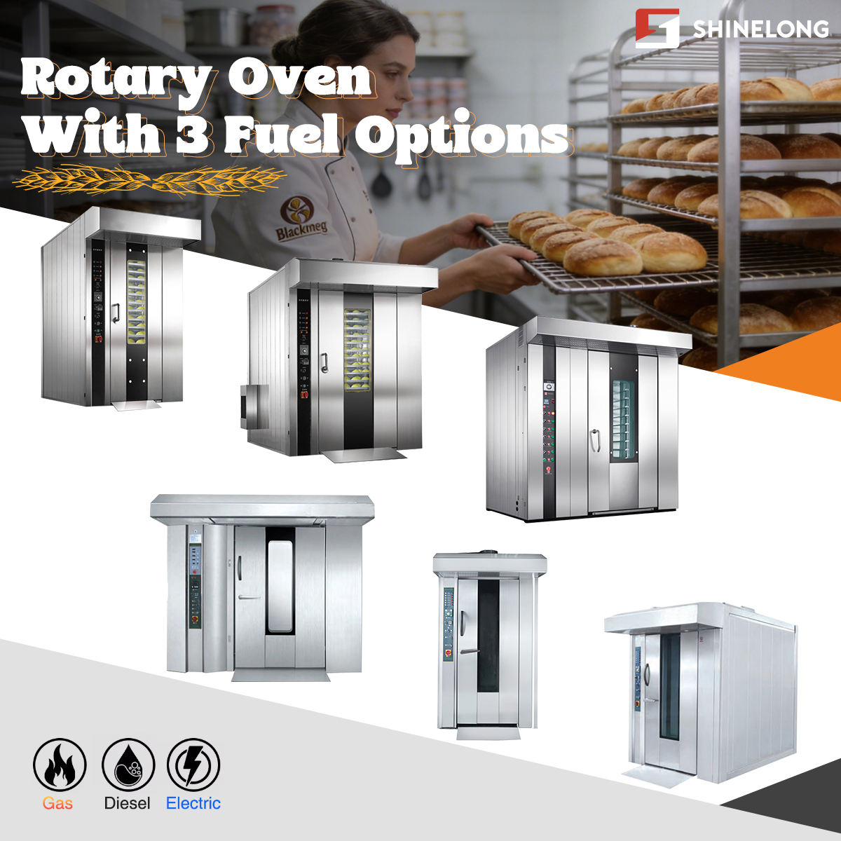 SHINELONG rotary oven with 3 fuel options for bakery.jpg