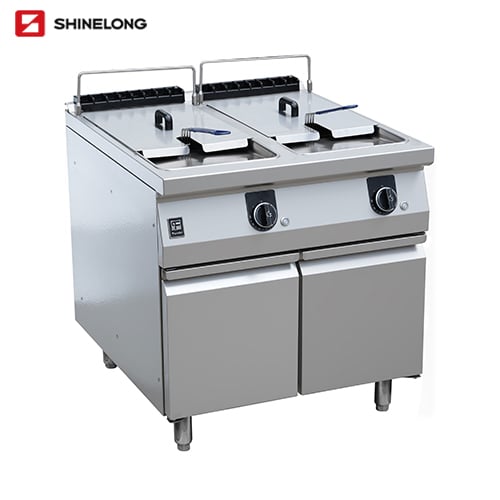 Furnotel 750 Luxe Series Gas Fryer with Cabinet