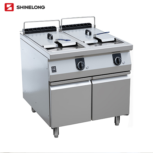 Furnotel 750 Luxe Series Gas Fryer with Cabinet