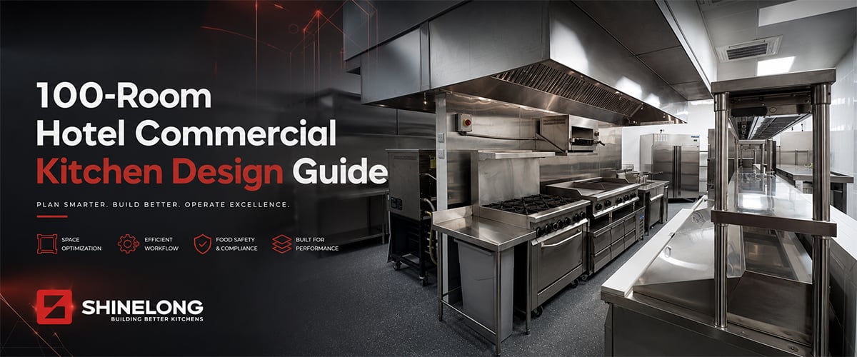 How to Design a Commercial Kitchen for a 100-Room Hotel: Space, Layout & Equipment