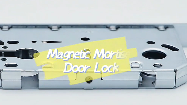 Magnetic lock makes the door closing quietly
