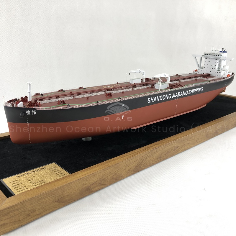 【LAC】O.A.S Customized 100cm Handmade Oil Ship Model Factory Shipping Gift Novelty Gift