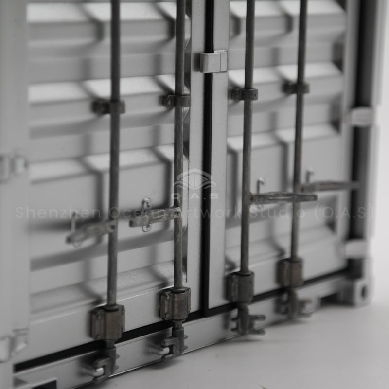 O.A.S container model manufacturers focus on 20-foot engineering container model customization, specially for enterprises to create unique container model gifts. Accurate reproduction of real details, showing the engineering container tough appearance. Can skillfully integrate corporate logo and cultural elements, customize exclusive models. Manufacturers from the design to the production of the whole control, mass production, delivery on time, for the enterprise to convey the mind and brand value. Amber@vesselmodel.com Tel:+86 18038048785